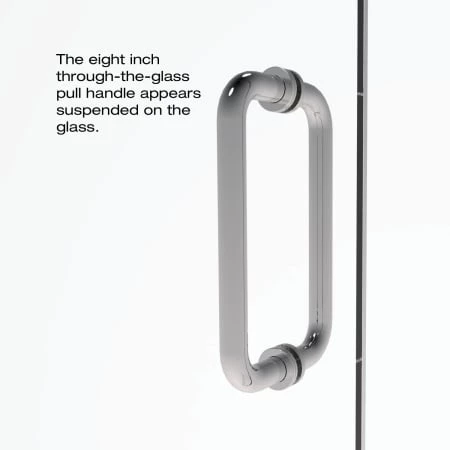 Basco Celesta 76" High x 47" Wide Pivot Frameless Shower Door with AquaGlideXP Clear Glass - Image 6