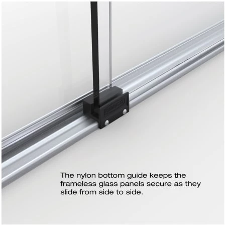 Basco Celesta 71-1/4" High x 60" Wide Bypass Framed Shower Door with Clear Glass - Image 2