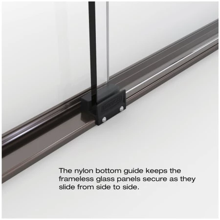 Basco Celesta 71-1/4" High x 60" Wide Bypass Framed Shower Door with Clear Glass - Image 3