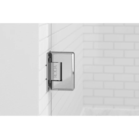 Basco Coppia 76" High x 26-9/16" Wide Hinged Frameless Shower Door with Clear Glass - Image 4