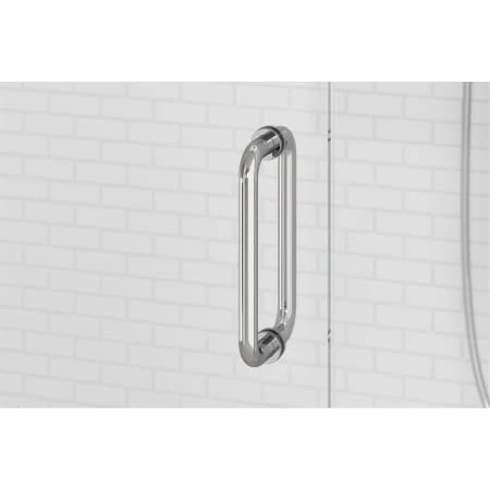Basco Coppia 72" High x 34-9/16" Wide Hinged Frameless Shower Door with Clear Glass - Image 3