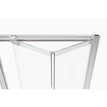 Basco Infinity 72" High x 35" Wide Pivot Semi Frameless Shower Door with Clear Glass - Image 4