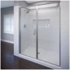 Basco Infinity 72-1/8" High x 46" Wide Hinged Framed Shower Door with AquaGlideXP Clear Glass