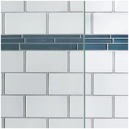 Basco Infinity 72-1/8" High x 58" Wide Hinged Framed Shower Door with AquaGlideXP Clear Glass - Image 5