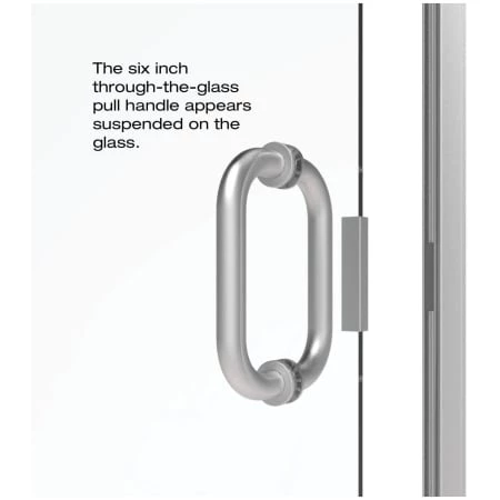 Basco Infinity 72-1/8" High x 59" Wide Hinged Framed Shower Door with Clear Glass - Image 6