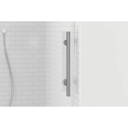Basco Vinesse 76" High x 59" Wide Single Sliding Frameless Shower Door with AquaGlideXP Clear Glass - Image 4